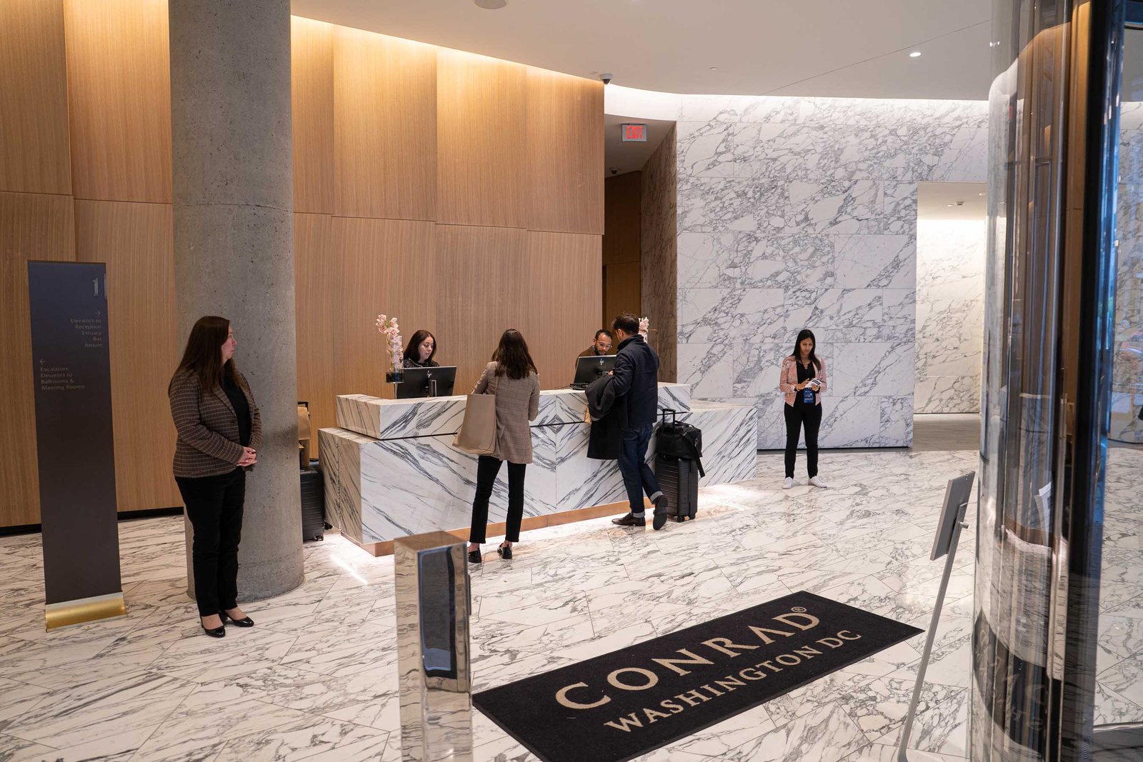 conference hotel entrance