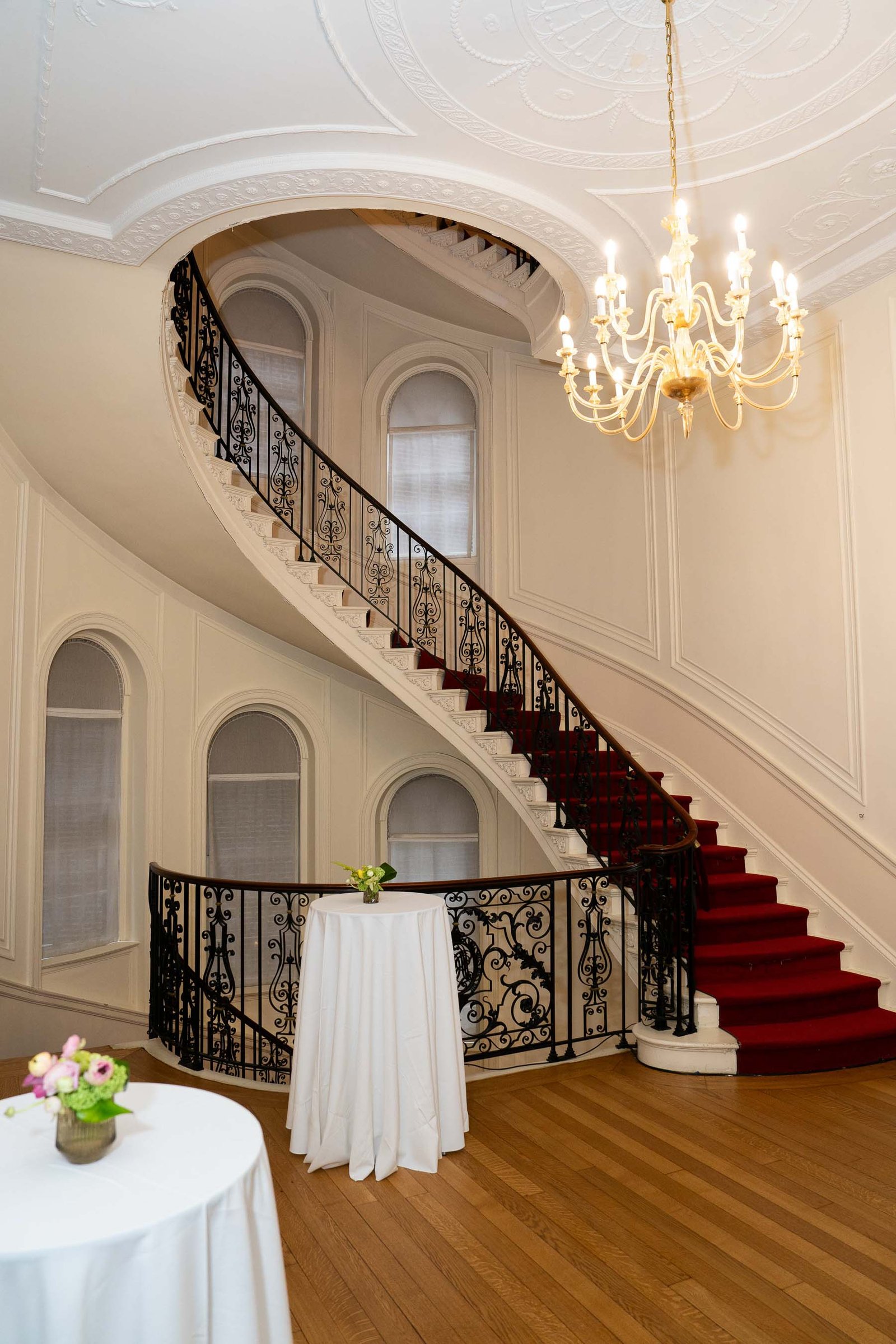 Grand staircase interior Italian Consulate General Manhattan