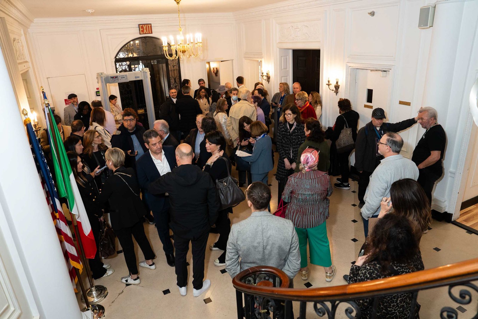 Guests arriving at NIAF event Italian Consulate General New York City April 2024