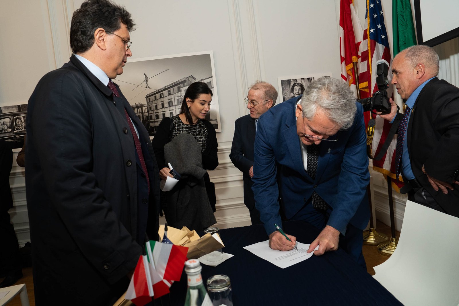 Guests gathered at NIAF Italian Consulate conference New York City