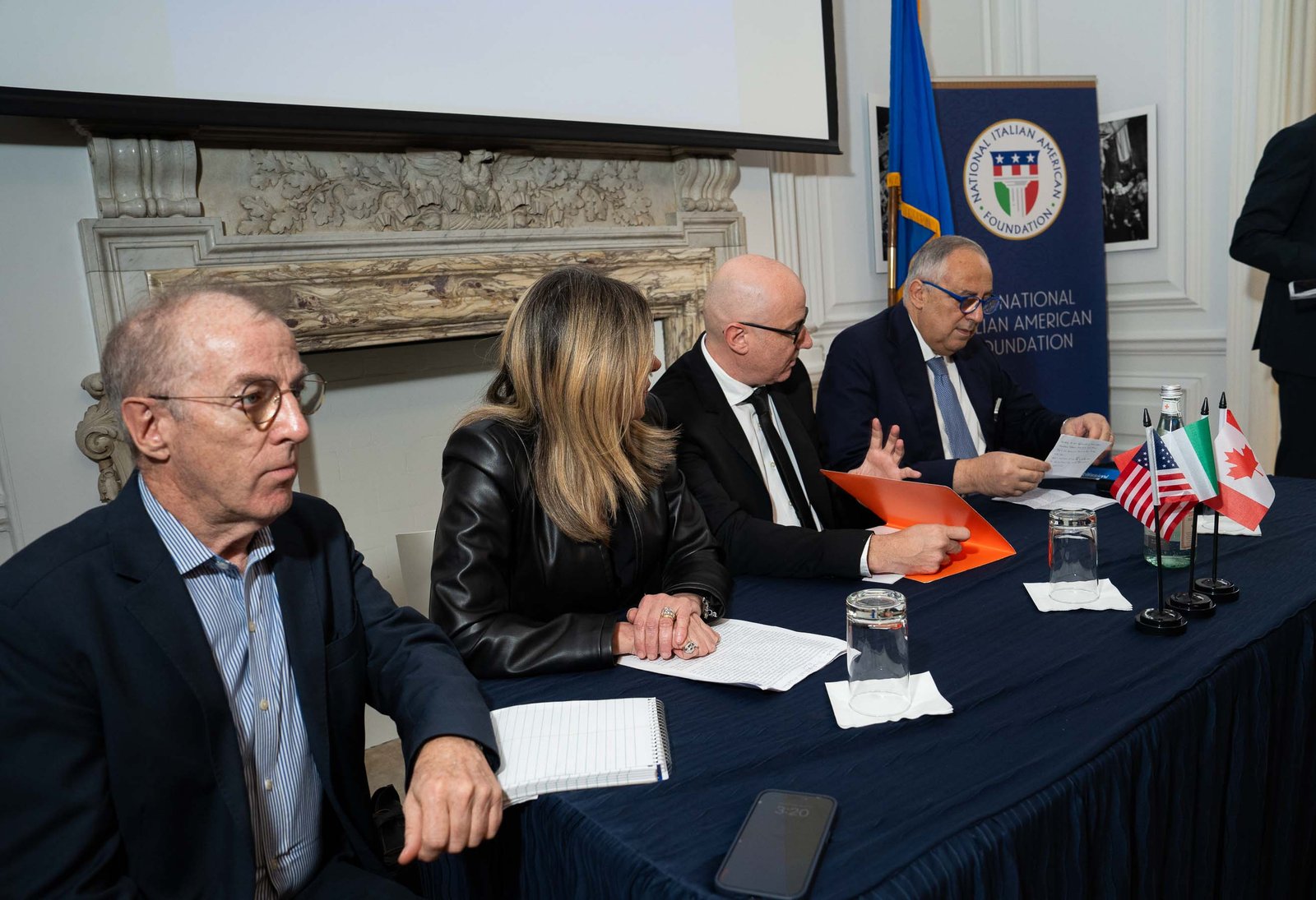 Panel discussion at NIAF National Italian American Foundation event NYC 2024