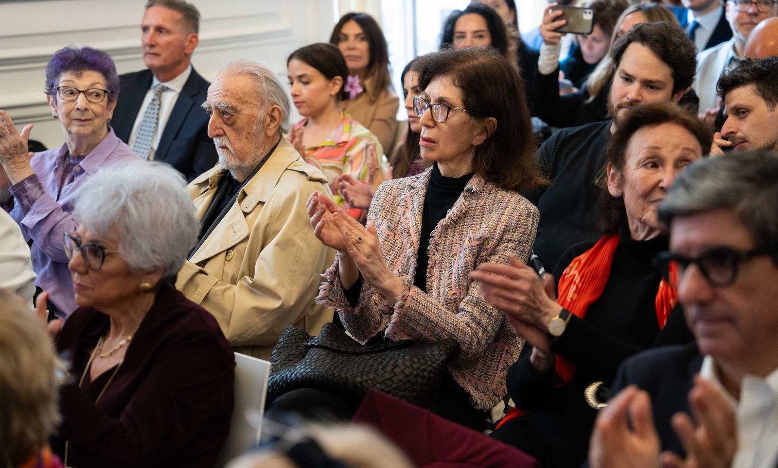 Audience reaction during NIAF panel Italian Consulate New York City