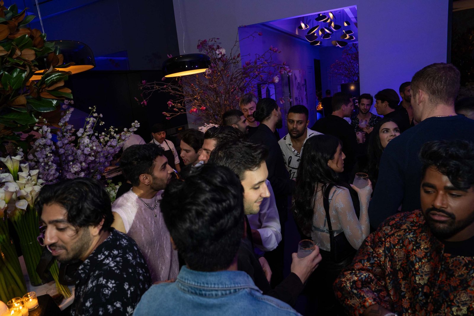 Birthday Party crowd energy New York City