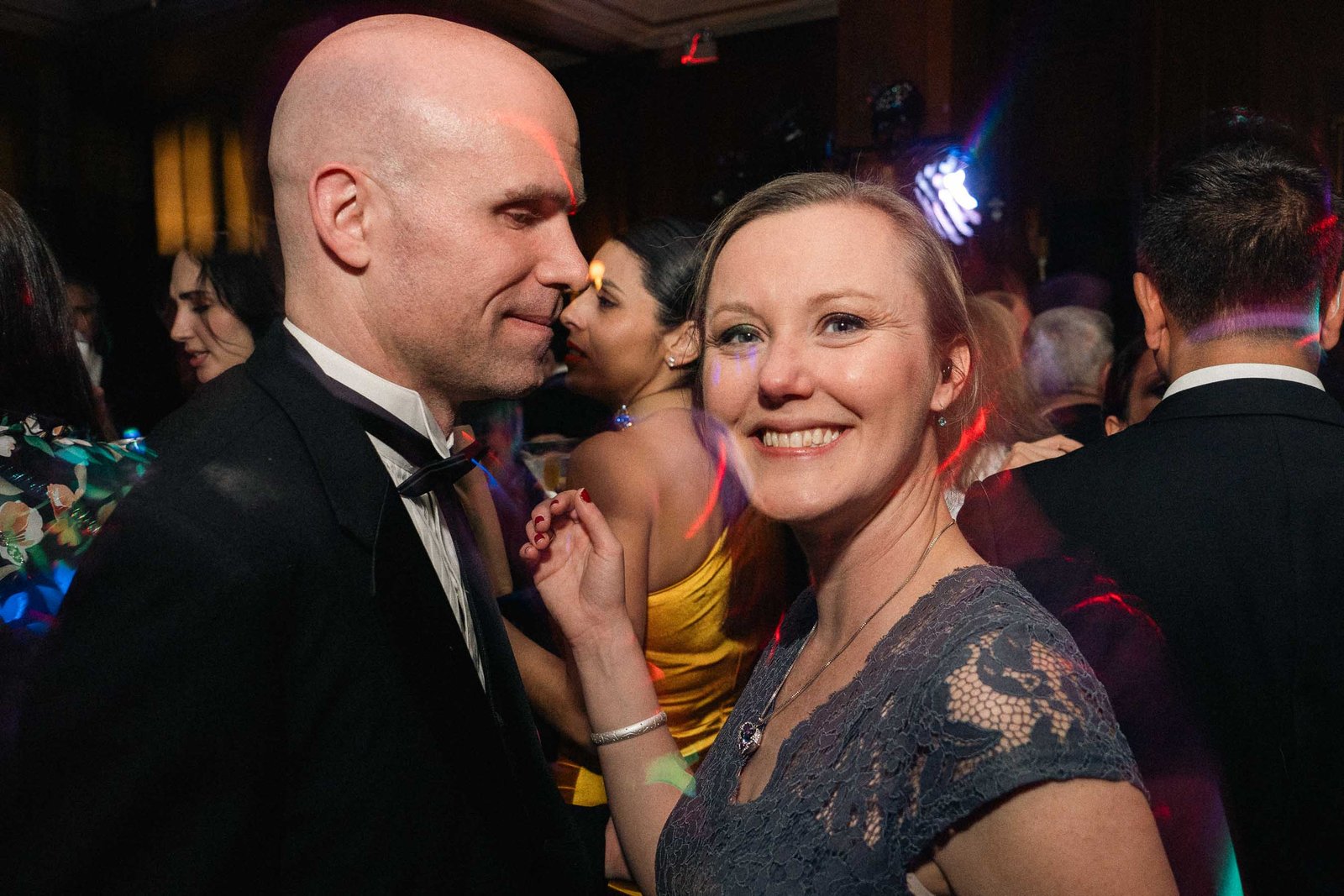 Couple dancing at Sailor's Ball 2024 New York City gala event
